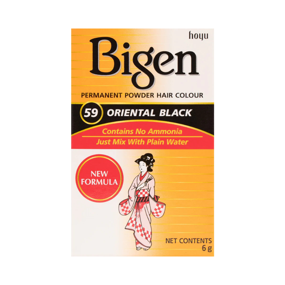 Bigen Permanent Powder Hair Colour 59 Oriental Black
